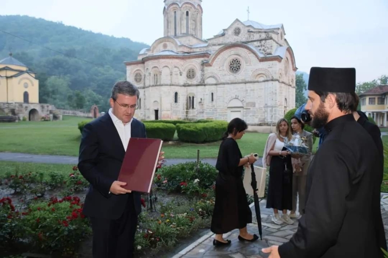 Ministar Selaković obišao manastir Ljubostinju